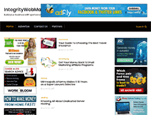 Tablet Screenshot of integritywebmarketing.com